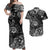 Hawaii Shaka Polynesian Matching Dress and Hawaiian Shirt Matching Couples Outfit Unique Style Black LT8 Black - Polynesian Pride