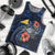 Tokelau Polynesian Men Tank Top - Blue Turtle Hibiscus - Polynesian Pride