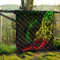Samoa Premium Quilt - Custom Personalised Polynesian Pattern Style Reggae Color - Polynesian Pride