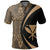 Hawaii Kanaka Polynesian Polo Shirt Gold Circle Style - Polynesian Pride