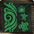 Samoa Premium Quilt - Green Tentacle Turtle - Polynesian Pride