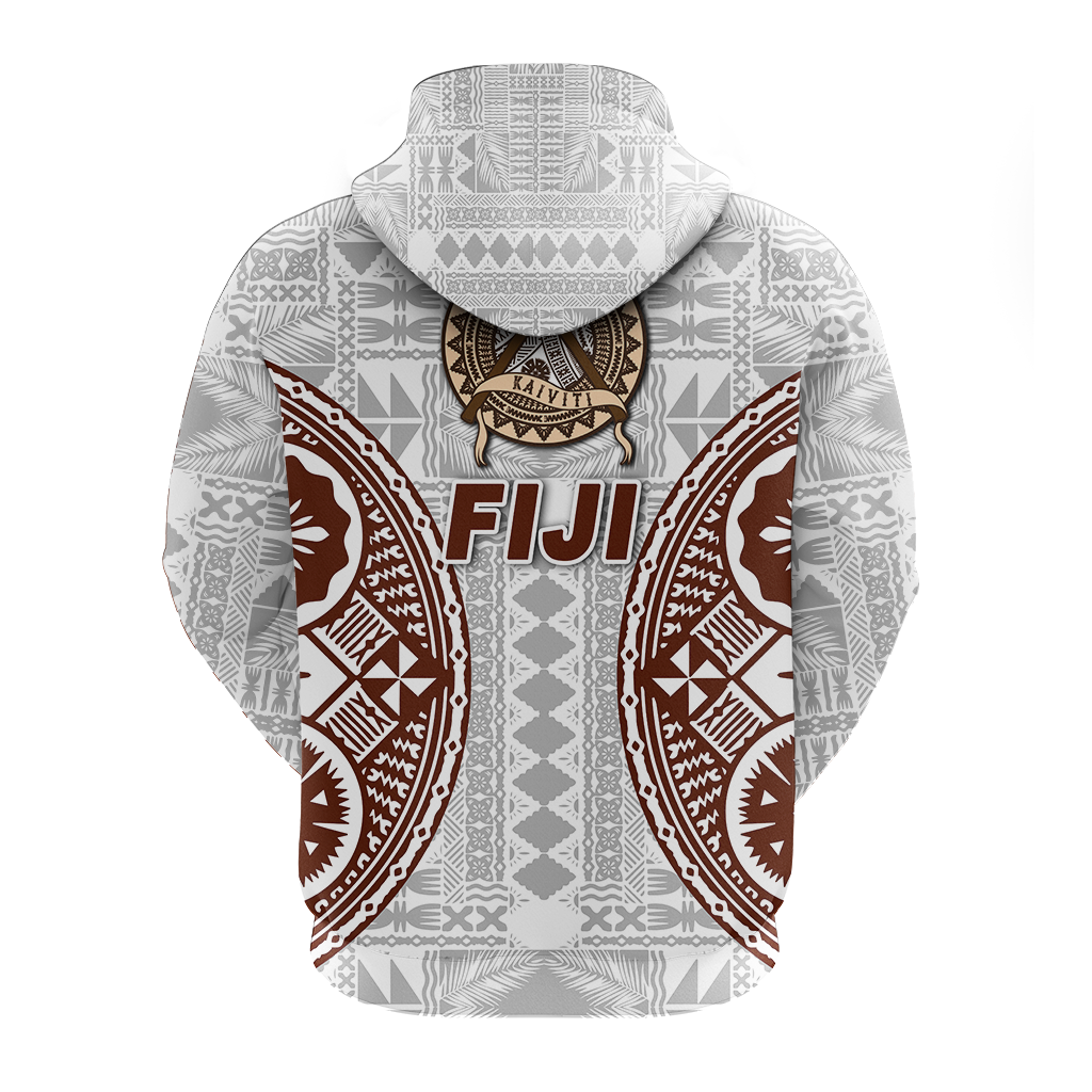 Fiji Kaiviti Tapa Pattern Hoodie LT12 - Polynesian Pride