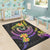 Polynesian Custom Personalised Area Rugs - Plumeria Flowers with Spiral Patterns - Polynesian Pride