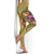 Tonga Polynesian Legging - Floral With Seal Gold - Polynesian Pride