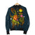 Marshall Islands Polynesian Men's Bomber Jacket - Legend of Marshall Islands (Blue) - Polynesian Pride