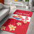 (Custom Personalised) Tahiti Polynesian Area Rug Mythical Destination LT13 Red - Polynesian Pride