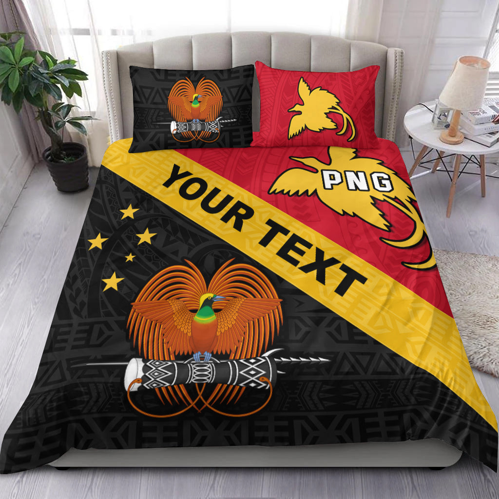 (Custom Personalised) Papua New Guinea Rugby Bedding Set The Kumuls PNG LT13 Red - Polynesian Pride
