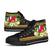 Wallis and Futuna High Top Shoes - Polynesian Gold Patterns Collection - Polynesian Pride