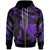 Hawaii Kanaka Maoli Polynesian Custom Zip Hoodie Polynesian Tattoo Purple Version Unisex Purple - Polynesian Pride