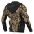 Polynesian All Over Zip up Hoodie Tattoo Tiki Gold - Polynesian Pride