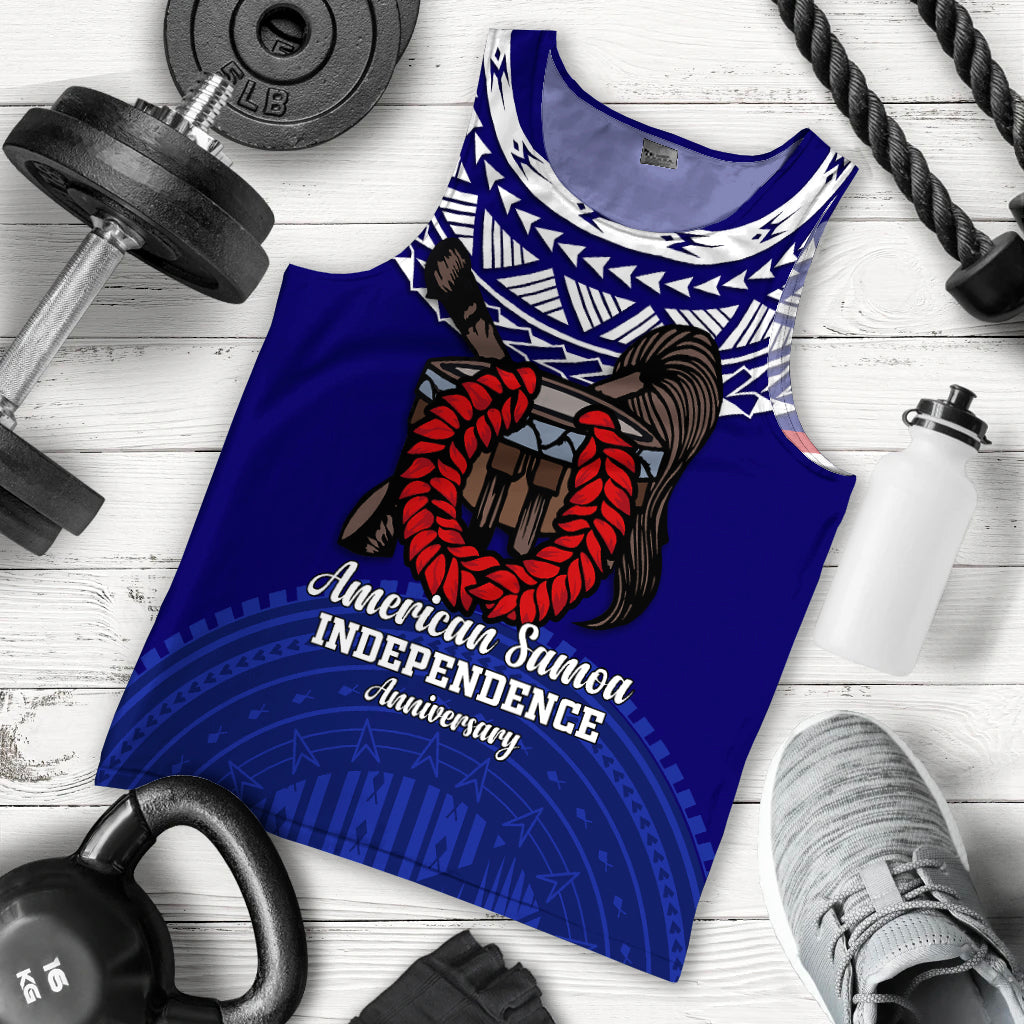 American Samoa Independence Anniversary Pride Men Tank Top - LT12 Men Tank Top Blue - Polynesian Pride