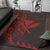 Kanaka Area Rug - Polynesian Pattern Style Red Color - Polynesian Pride