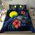 Palau Islands Polynesian Bedding Set - Blue Turtle Hibiscus - Polynesian Pride