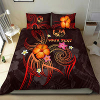 Tonga Polynesian Personalised Bedding Set - Legend of Tonga (Red) - Polynesian Pride