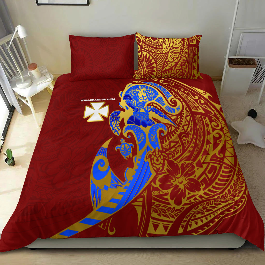 Wallis and Futuna Bedding Set Polynesian Royal Style LT16 Red - Polynesian Pride