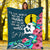 (Custom Personalised) New Caledonia Mothers Day With Green Turtle Blanket - LT12 - Polynesian Pride