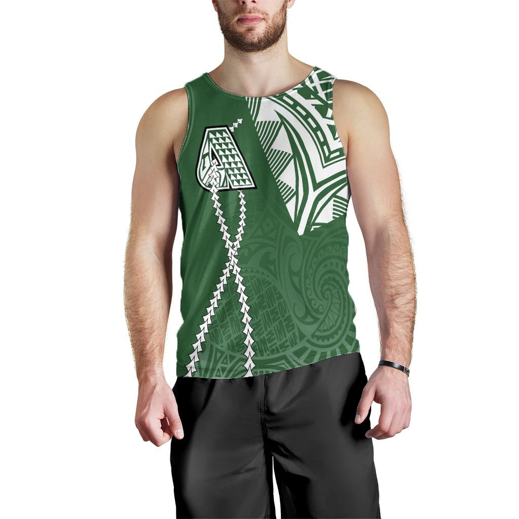 hawaiiTank Top - Aiea High Men's Tank Top - Forc Style AH - Polynesian Pride
