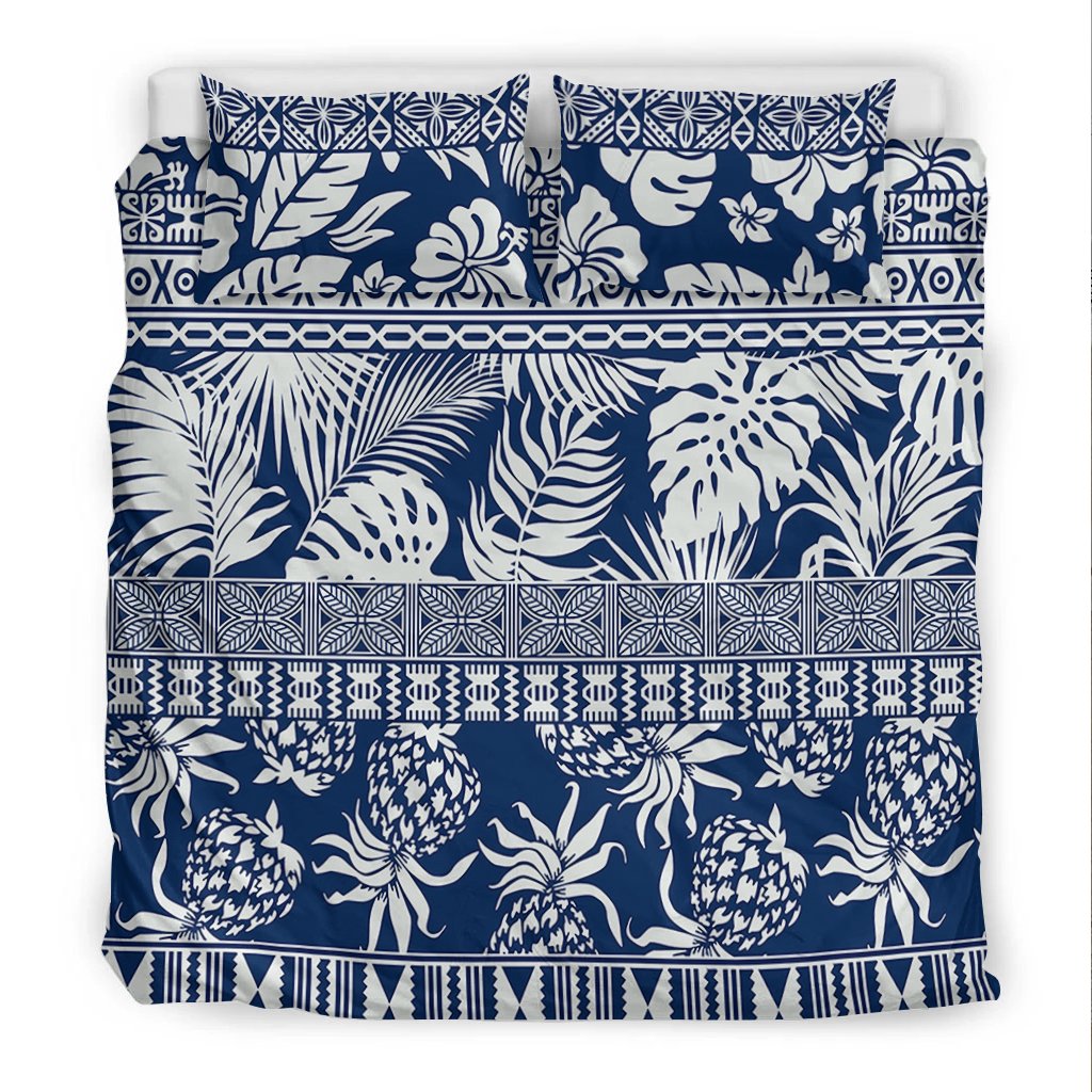 Polynesian Bedding Set - Hibiscus Tropical Leaves Pattern - Polynesian Pride