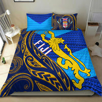 Fiji Bedding Set - Flag's Color With Gold Polynesian Pattern - LT20 - Polynesian Pride