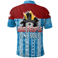 West Papua 60 Years OPM Morning Star with Polynesian Pattern Polo Shirt LT7 - Polynesian Pride