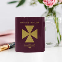 Wallis and Futuna Passport White Mug - Polynesian Pride