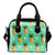 Pineapple Shoulder Handbag 01 One Size Black - Polynesian Pride