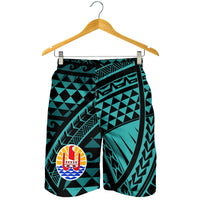 Tahiti Men's Shorts - Tribal Seamless Pattern - Polynesian Pride