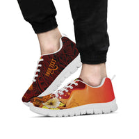 Tonga Custom Personalised Sneakers - Tribal Tuna Fish - Polynesian Pride