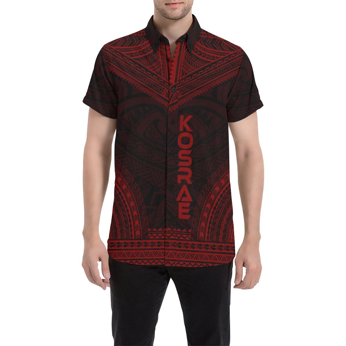 Kosrae Polynesian Chief Shirt - Red Version - Polynesian Pride
