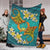 Pohnpei Micronesia Blanket - Manta Ray Ocean - Polynesian Pride