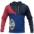 Guam Pullover Hoodie Guam Flag Polynesian Tattoo A0 Unisex Blue - Polynesian Pride