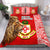 Kolisi Tonga College Atele Bedding Set Home of the Lions LT13 Red - Polynesian Pride