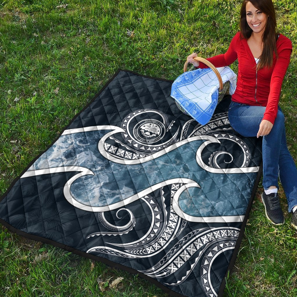 FSM Islands Polynesian Premium Quilt - Ocean Style - Polynesian Pride