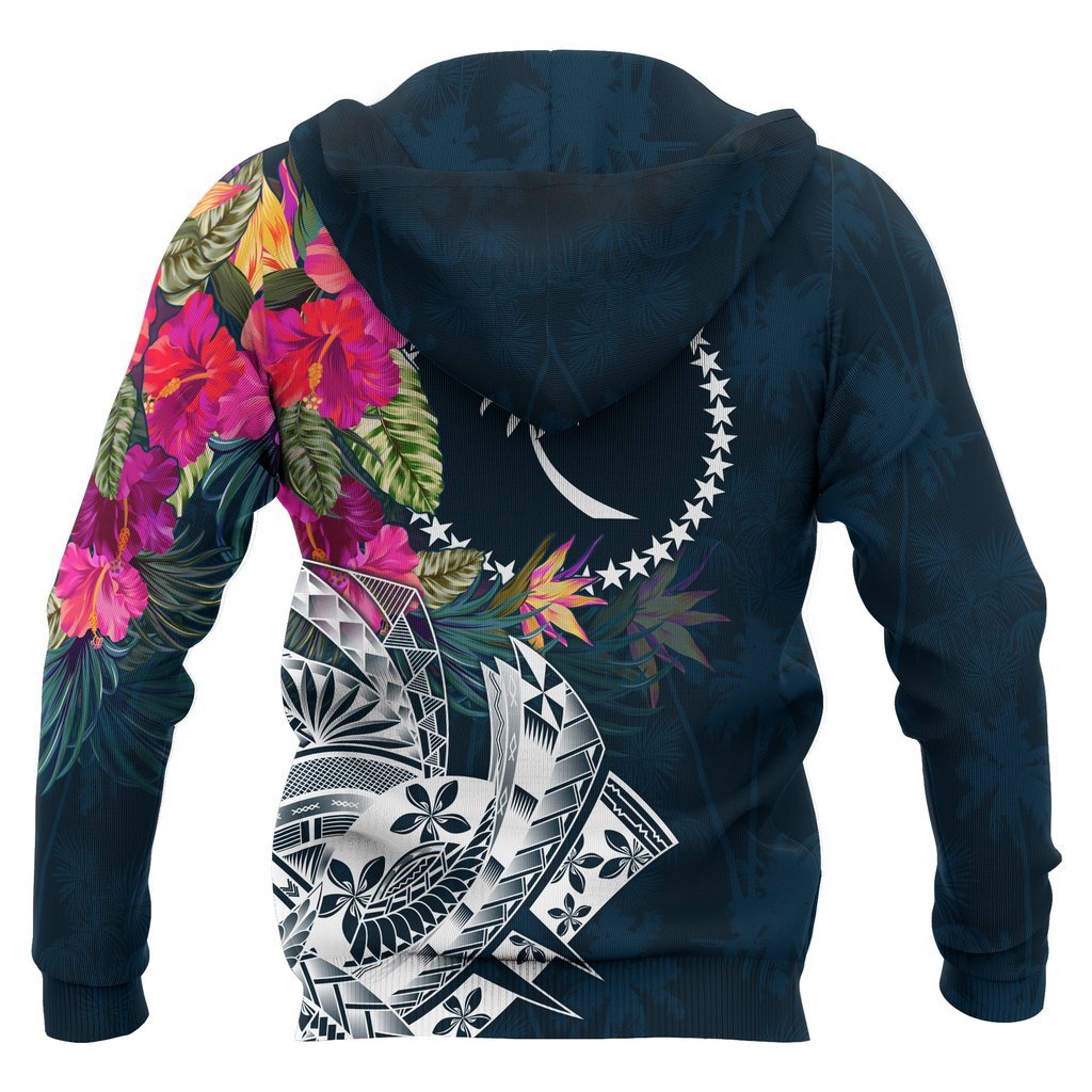 Chuuk Zip up Hoodie Chuuk Summer Vibes - Polynesian Pride