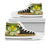 Hawaii Kanaka Maoli High Top Shoes - Polynesian Gold Patterns Collection Unisex White - Polynesian Pride