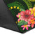 Cook Islands Polynesian Area Rug - Floral With Seal Flag Color - Polynesian Pride