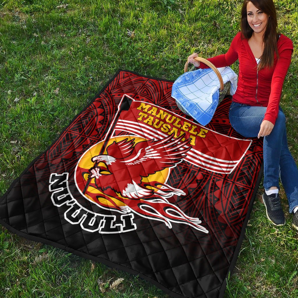 American Samoa Premium Quilt - Manulele Tausala Nuuuli (Ver 2) - Polynesian Pride