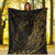 Samoa Premium Blanket - Custom Personalised Polynesian Pattern Style Gold Color - Polynesian Pride