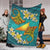 Tokelau Polynesian Blanket - Manta Ray Ocean - Polynesian Pride