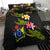 Cook Islands Polynesian Bedding Set - Plumeria Tribal - Polynesian Pride