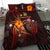 New Caledonia Polynesian Personalised Bedding Set - Legend of New Caledonia (Red) - Polynesian Pride