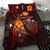 Nauru Polynesian Personalised Bedding Set - Legend of Nauru (Red) - Polynesian Pride