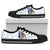 Guam Low Top Shoe - Chamorro With Puntan Blue Color - Polynesian Pride