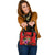 Fiji Polynesian Custom Personalised Shoulder Handbag - Floral With Seal Red One Size Red - Polynesian Pride