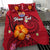 (Custom Personalised) Tahiti Maohi Bedding Set - Hibiscus With Tribal - LT12 - Polynesian Pride