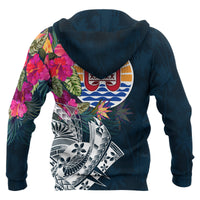 Tahiti Zip up Hoodie Tahiti Summer Vibes - Polynesian Pride