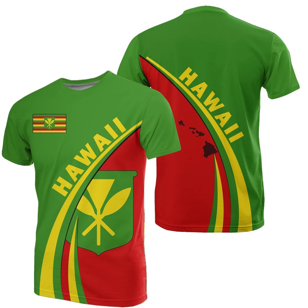 Hawaii Kanaka Maoli T Shirt Up Style Unisex Green - Polynesian Pride