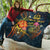 Vanuatu Polynesian Personalised Premium Quilt - Legend of Vanuatu (Blue) - Polynesian Pride