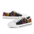 Cook Islands Low Top Shoes - Tropical Hippie Style - Polynesian Pride