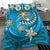 Niue Bedding Set - Spring Style Blue Color - Polynesian Pride